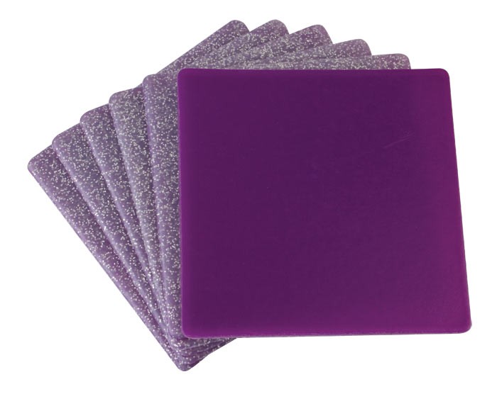 205-225: Purple Glitter MG Material